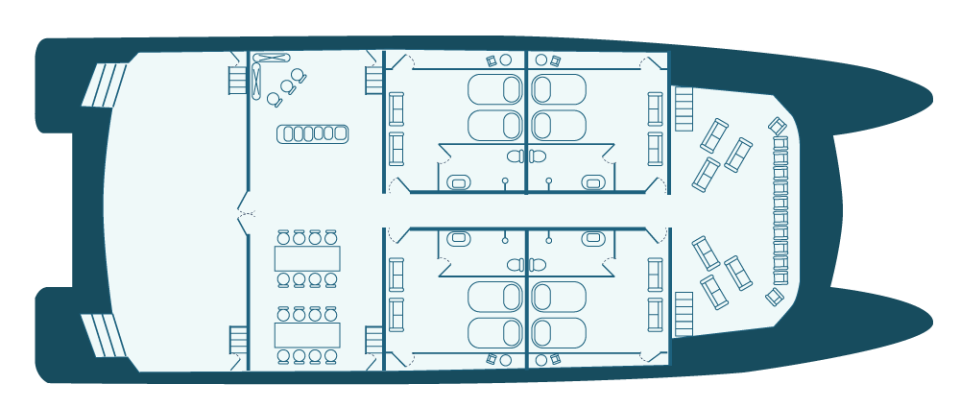 Ocean Spray Main Deck Plan