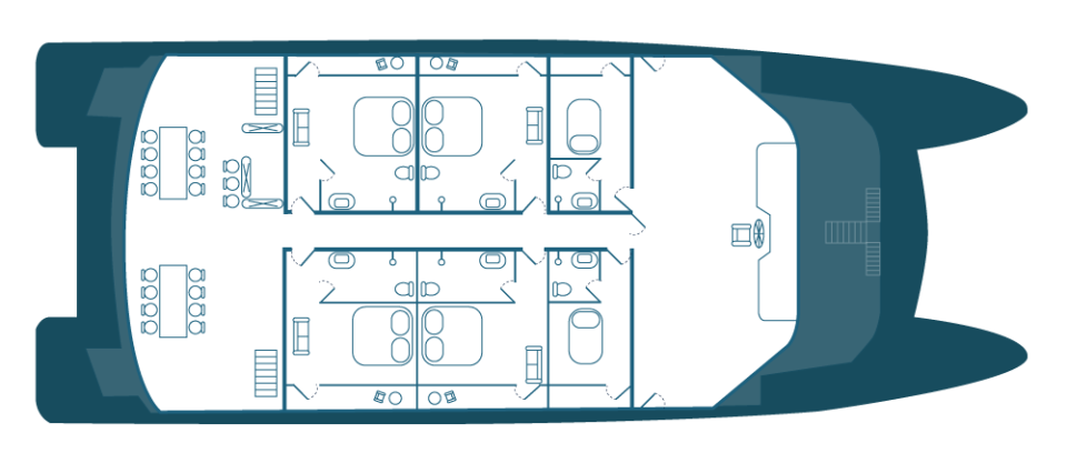 Ocean Spray Upper Deck Plan