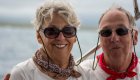 Couple enjoying Galapagos luxury cruise