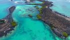 aerial view galapagos islands