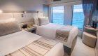 Twin cabin stateroom aboard the Theory yacht in the Galapagos