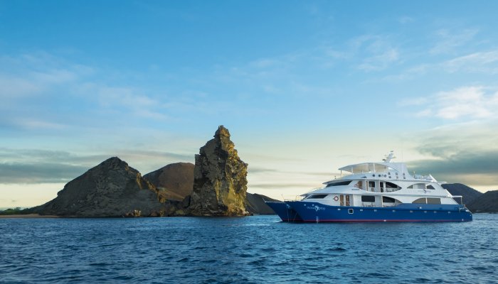Ocean Spray Catamaran in the Galapagos Islands